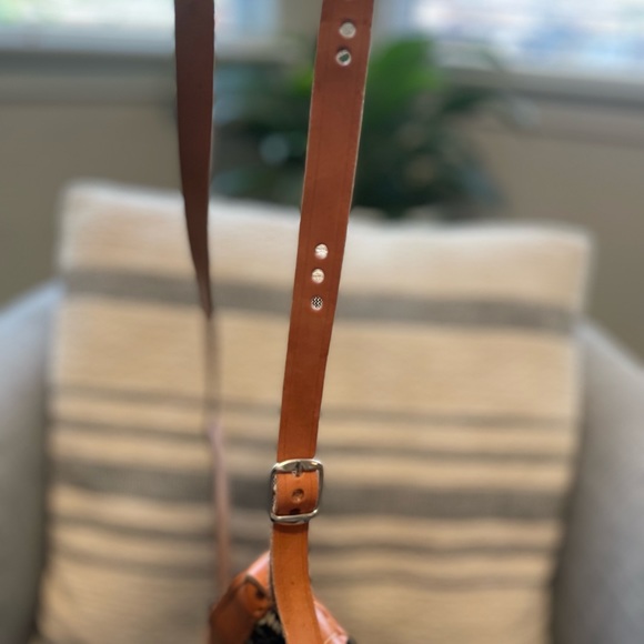 Woven geometric design bag - Picture 3 of 8